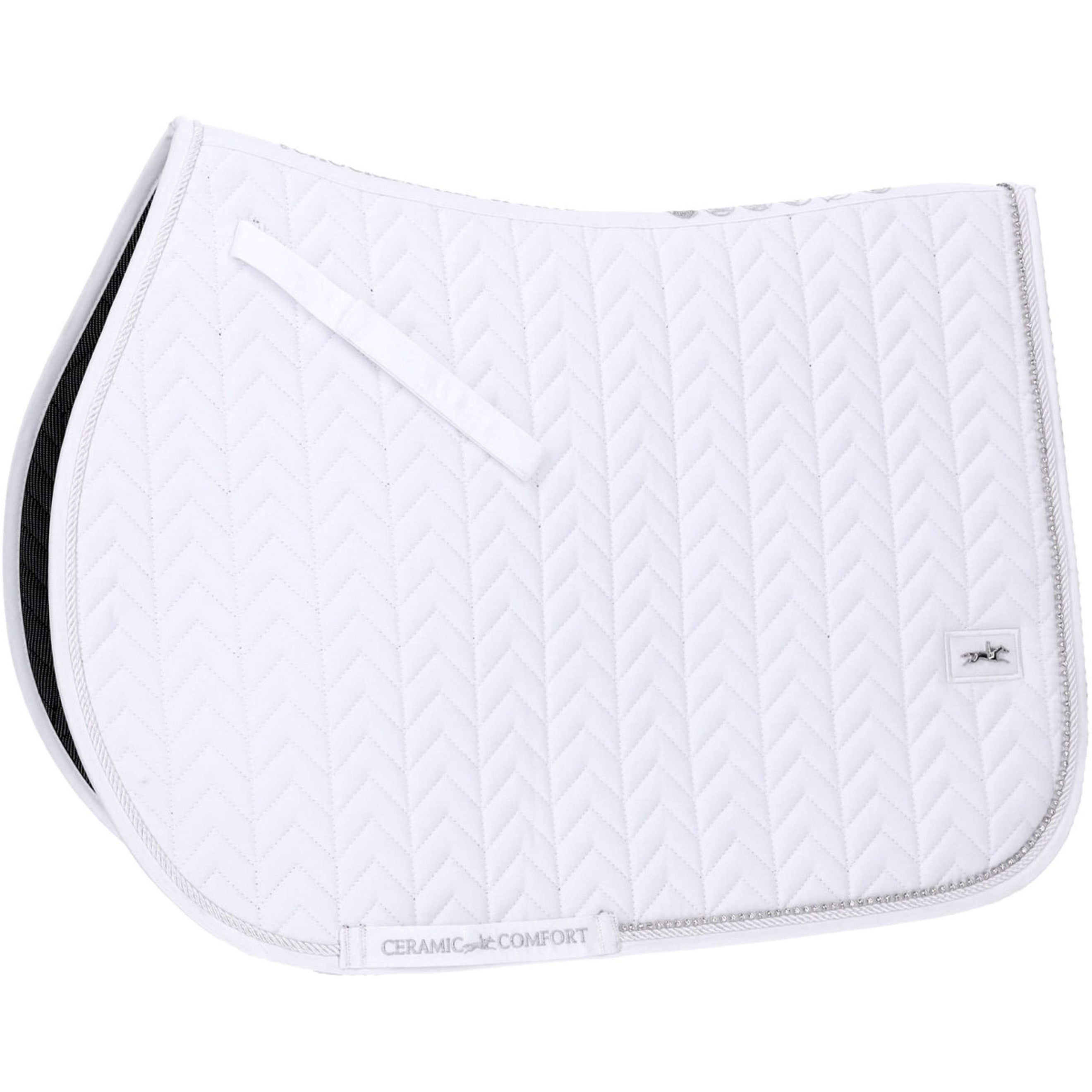 Schockemöhle Tapis de Selle SPCeramica S Style de Saut Blanc Schockemöhle Tapis de Selle SPCeramica S Style de Saut Blanc