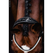 Schockemöhle Ensemble Bride SP Isabell Werth Bella Rose Noir/Blanc/Argent