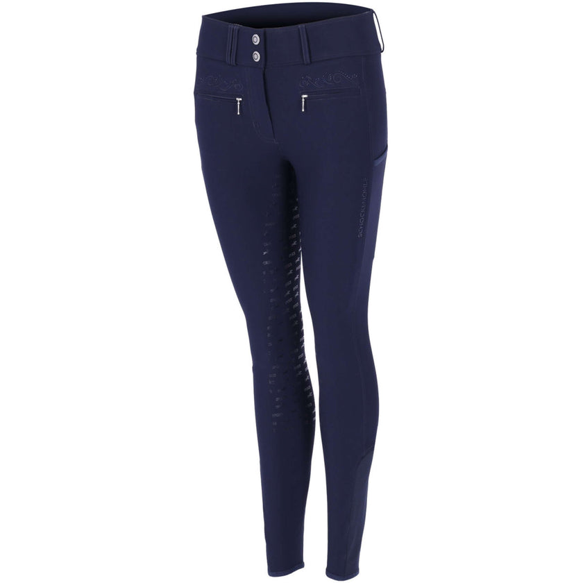 Schockemöhle Pantalon d'Équitation SPTulip Style Full Grip Marin foncé Schockemöhle Pantalon d'Équitation SPTulip Style Full Grip Marin foncé