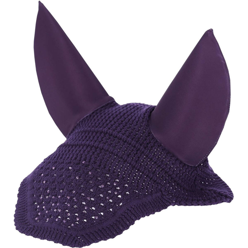 Schockemöhle Bonnet Anti-Mouches Elegant Spark Violet Foncé