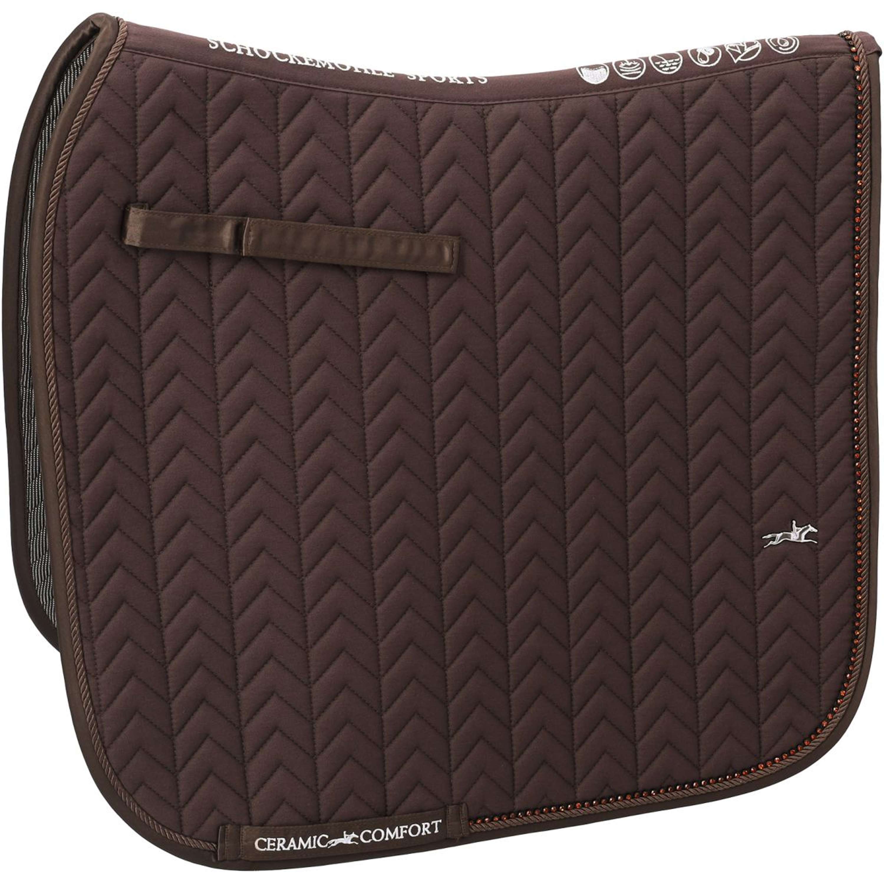 Schockemöhle Tapis de Selle SPCeramica Dressage Mocca