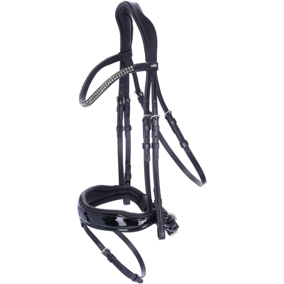 Schockemöhle Bride Valencia Noir/Patent/Argent