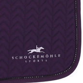 Schockemöhle Tapis de Selle Power Pad Logo Dressage Deep Mauve