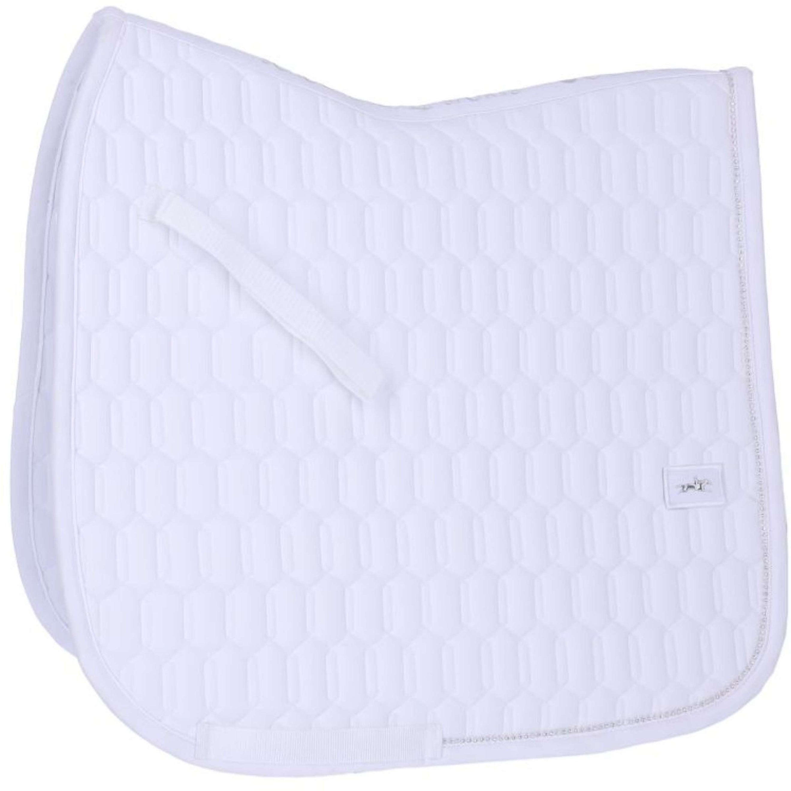 Tapis de selle padd 🐴 HKM Burberry check beige cheval cob poney mixte CSO - Sport & Plein air