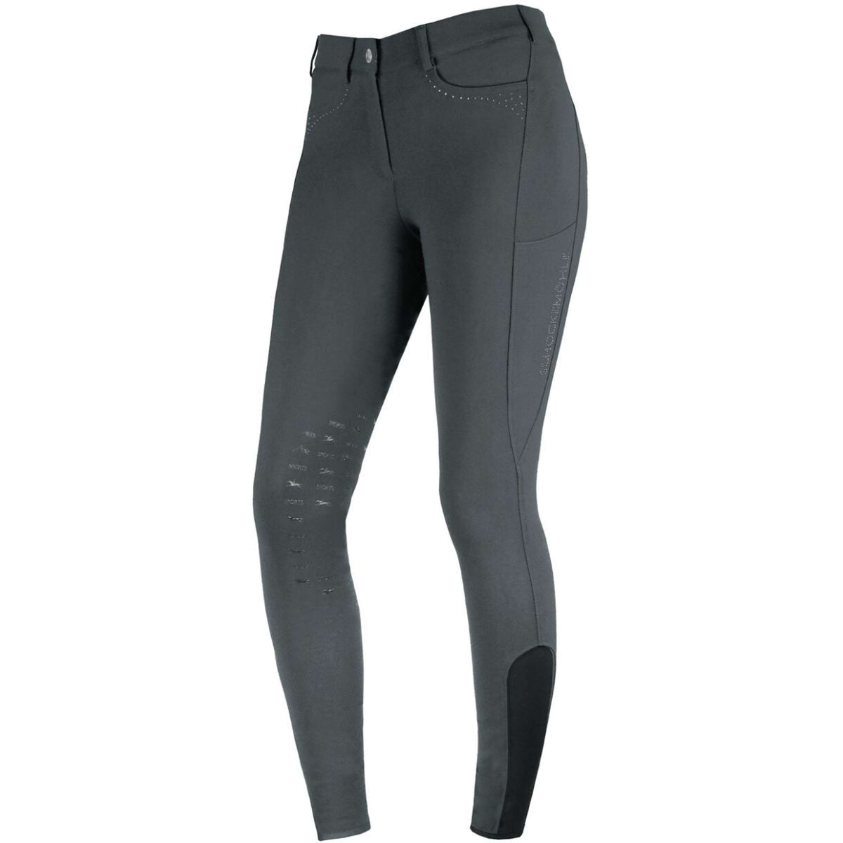 Schockemöhle Pantalon d'Équitation Venus Prise de Genou Graphite