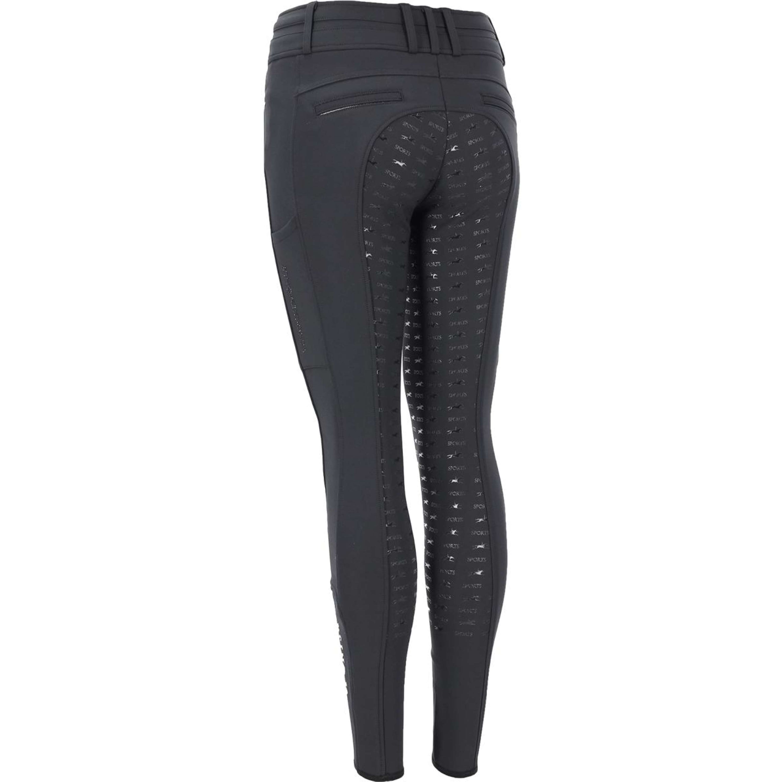 Schockemöhle Pantalon d'Équitation Winter Heather II Full Grip Graphite