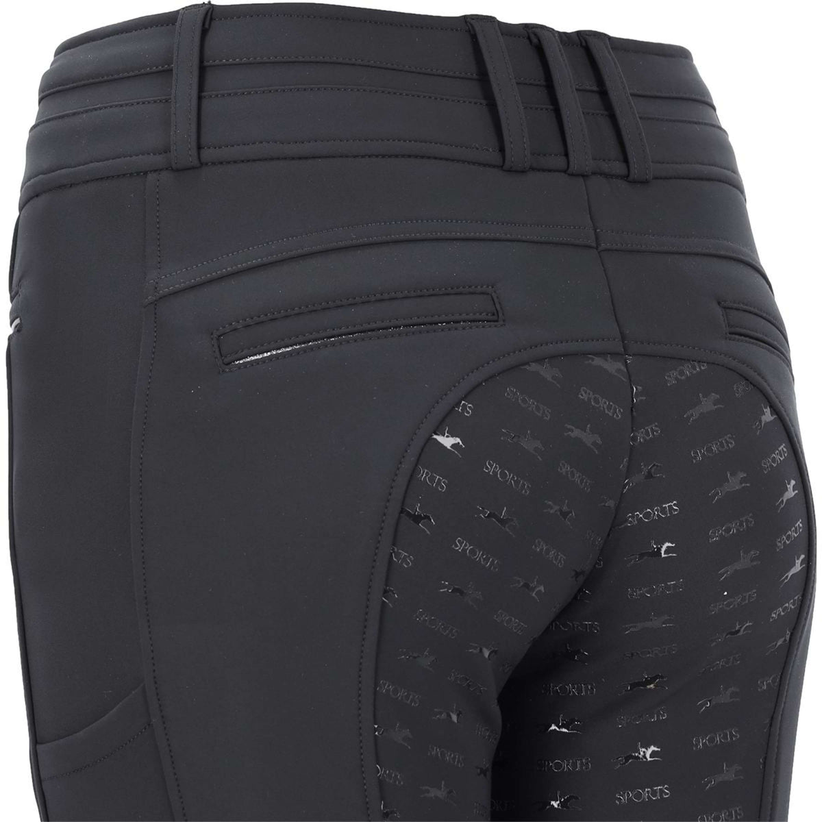 Schockemöhle Pantalon d'Équitation Winter Heather II Full Grip Graphite