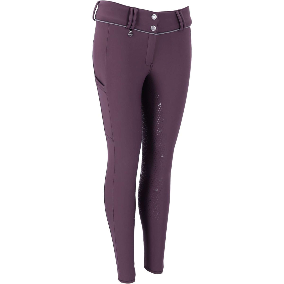 Schockemöhle Pantalon d'Équitation Winter Carla Full Grip Deep Mauve