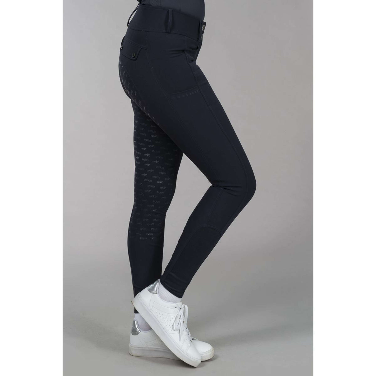 Schockemöhle Pantalon d'Équitation Carola Full Grip Marin foncé