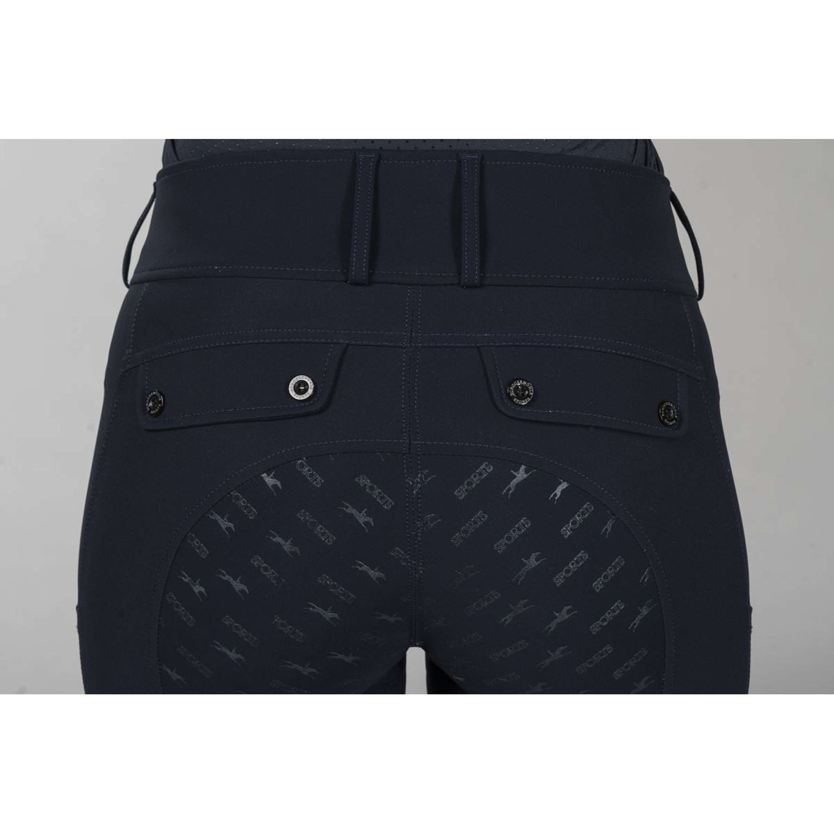 Schockemöhle Pantalon d'Équitation Carola Full Grip Marin foncé