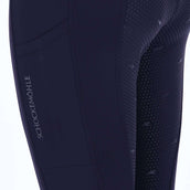 Schockemöhle Legging d'Équitation Air Sporty Full Grip Marin foncé