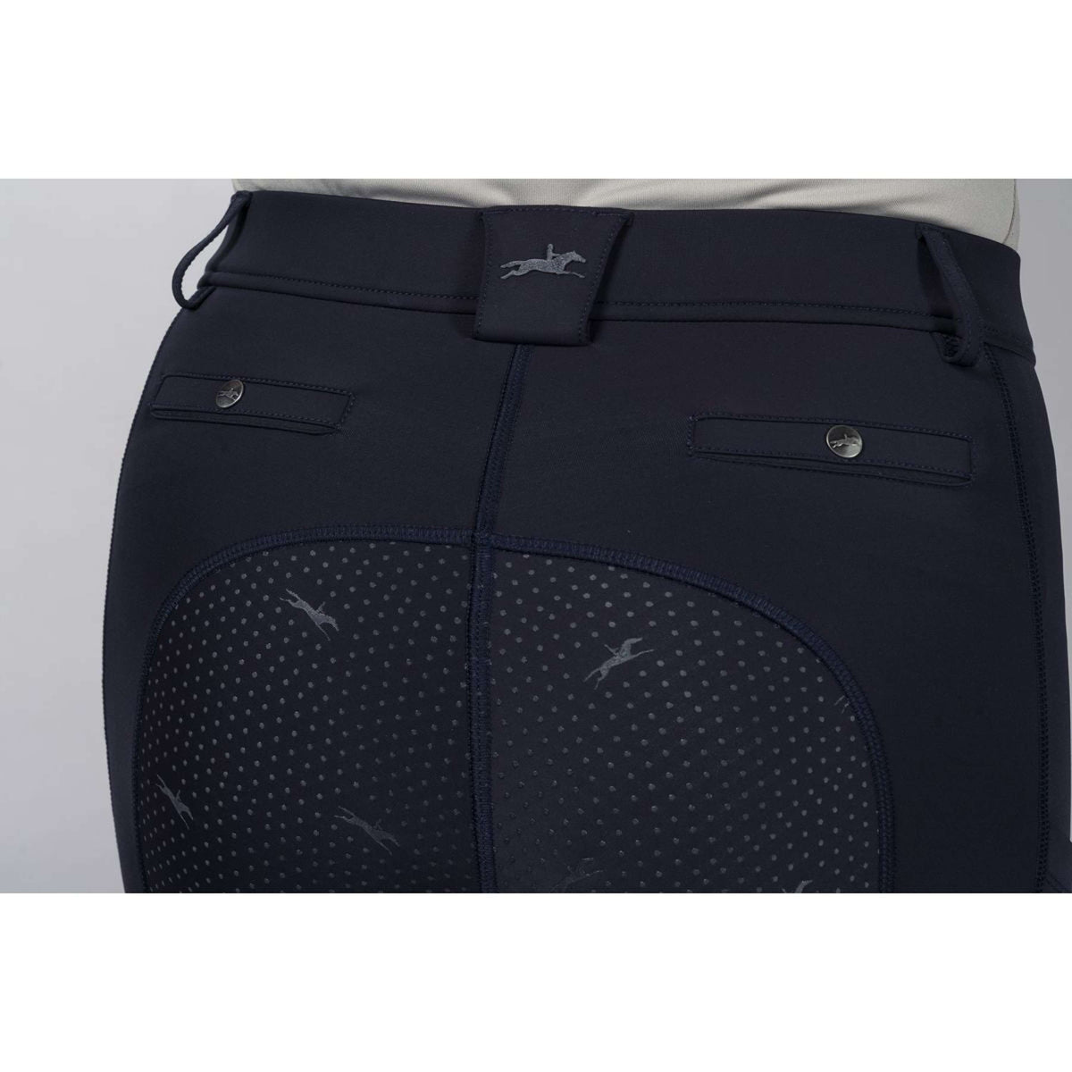 Schockemöhle Legging d'Équitation Air Sporty Full Grip Marin foncé