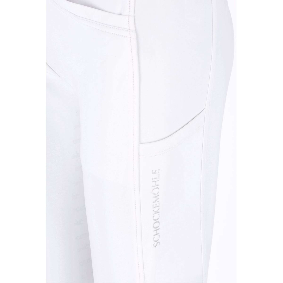 Schockemöhle Pantalon d'Équitation Carola Pro Full Grip Optical White