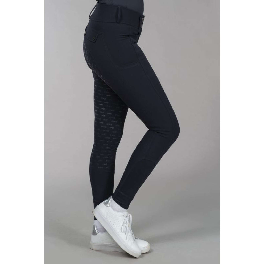 Schockemöhle Pantalon d'Équitation SPCarola Full Grip Bleu Foncé