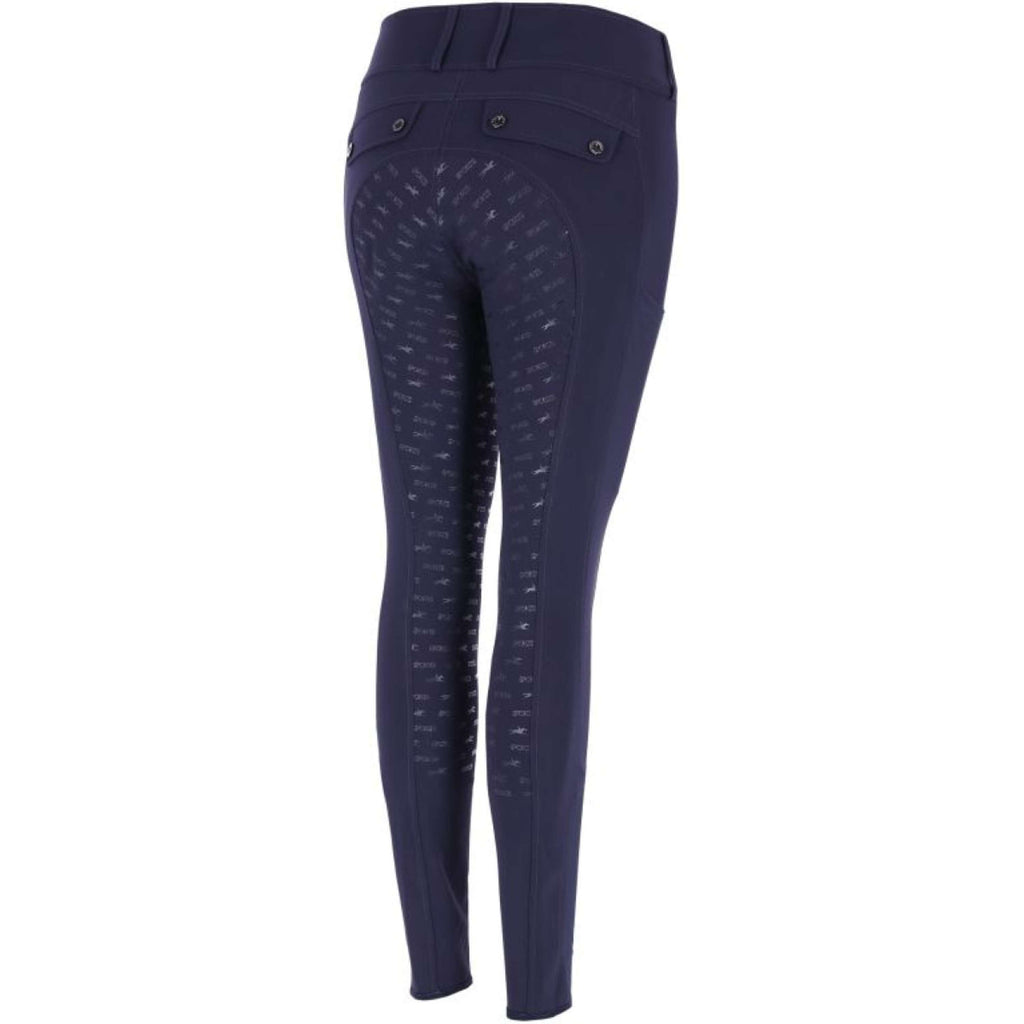 Schockemöhle Pantalon d'Équitation SPCarola Full Grip Bleu Foncé