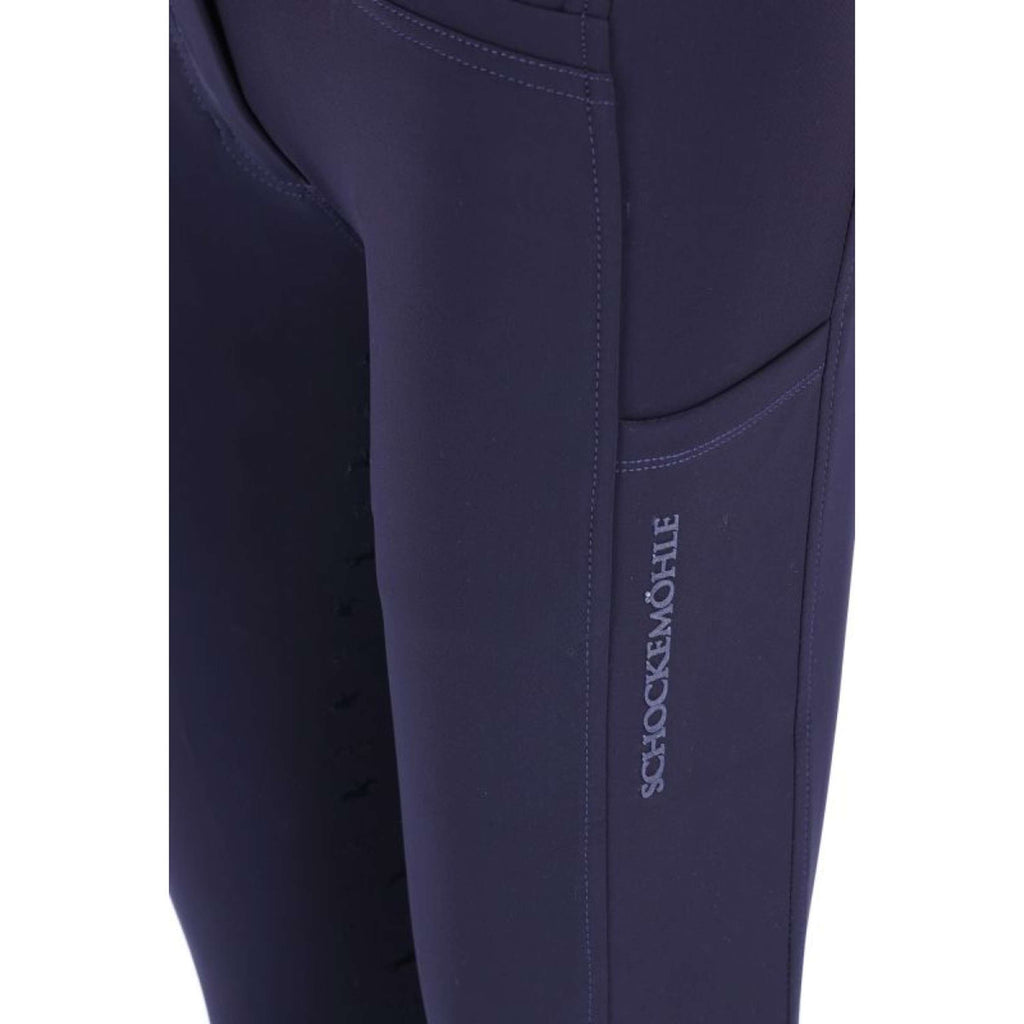Schockemöhle Pantalon d'Équitation SPCarola Full Grip Bleu Foncé
