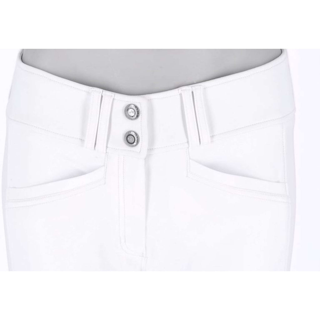 Schockemöhle Pantalon d'Équitation SPCarola Full Grip Optical White