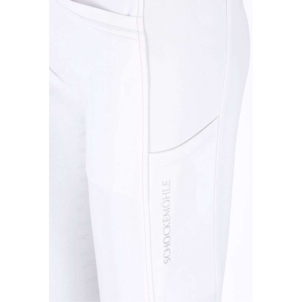 Schockemöhle Pantalon d'Équitation SPCarola Full Grip Optical White