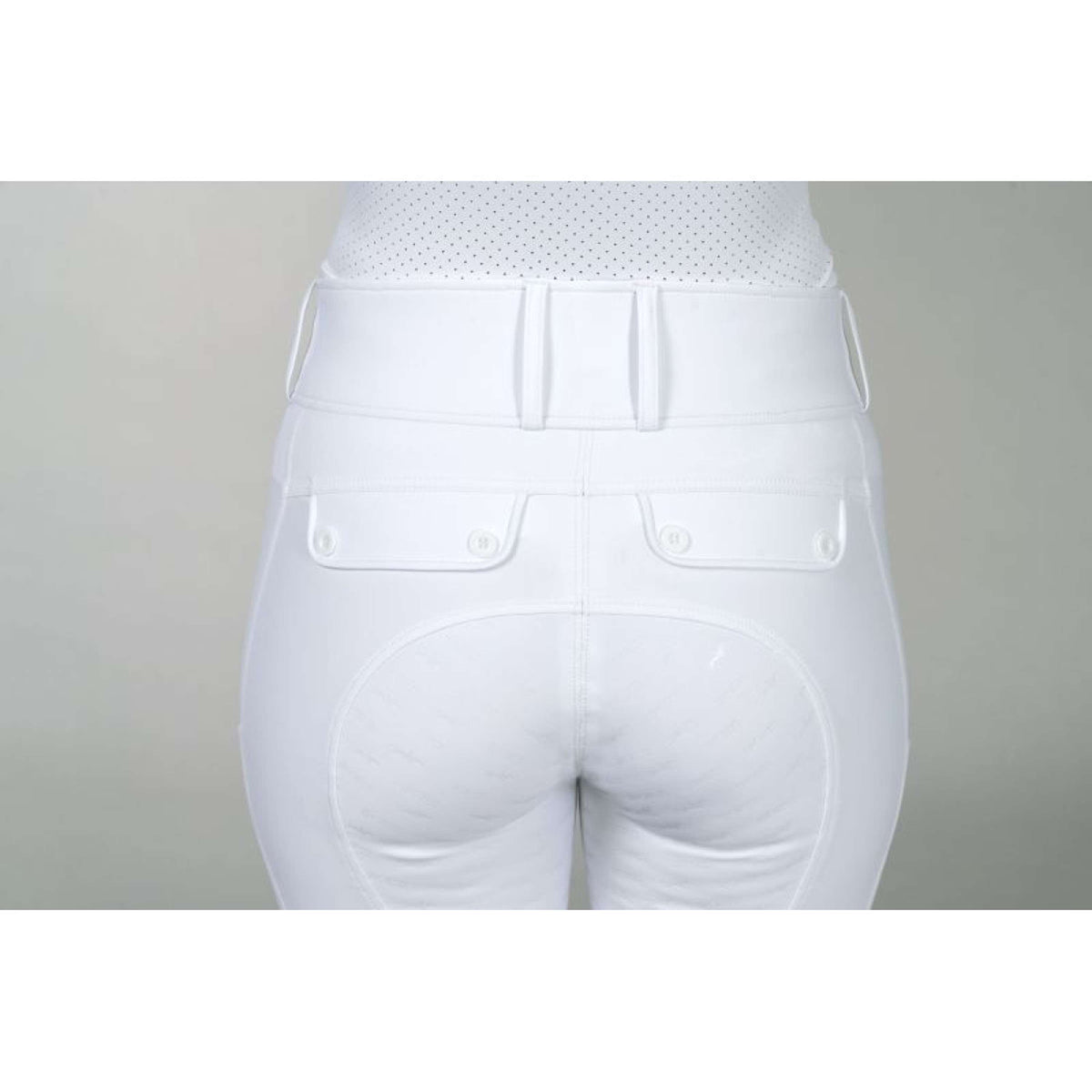 Schockemöhle Pantalon d'Équitation SPCarola Full Grip Optical White