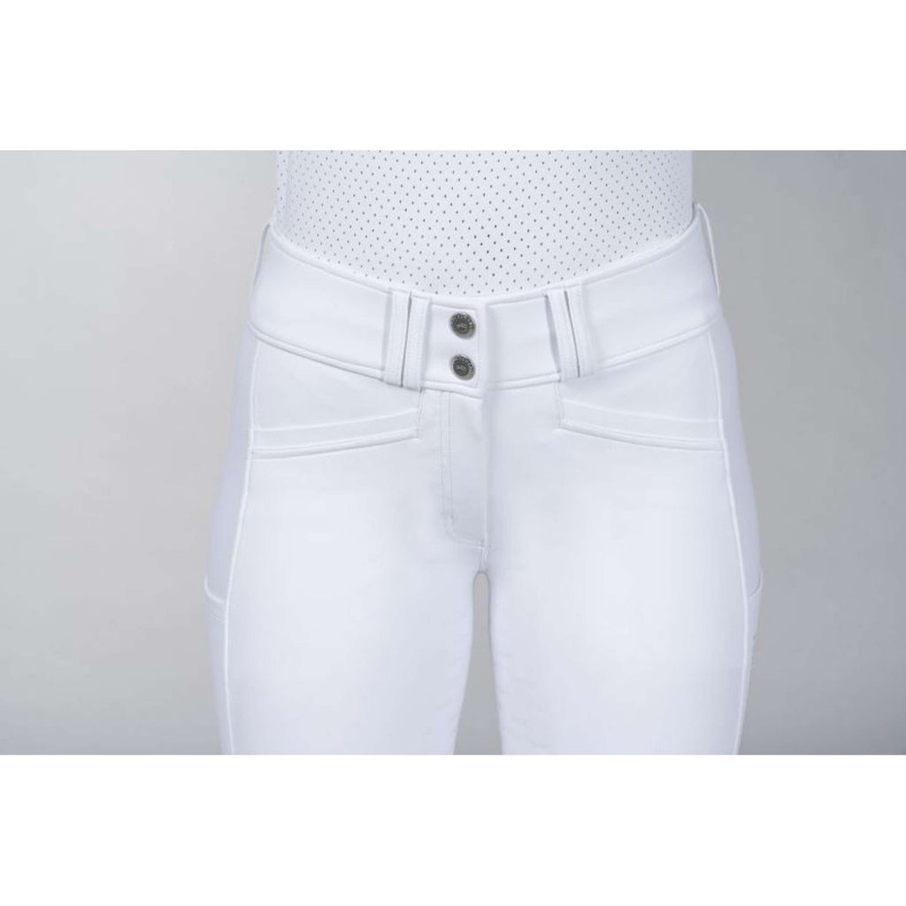 Schockemöhle Pantalon d'Équitation SPCarola Full Grip Optical White