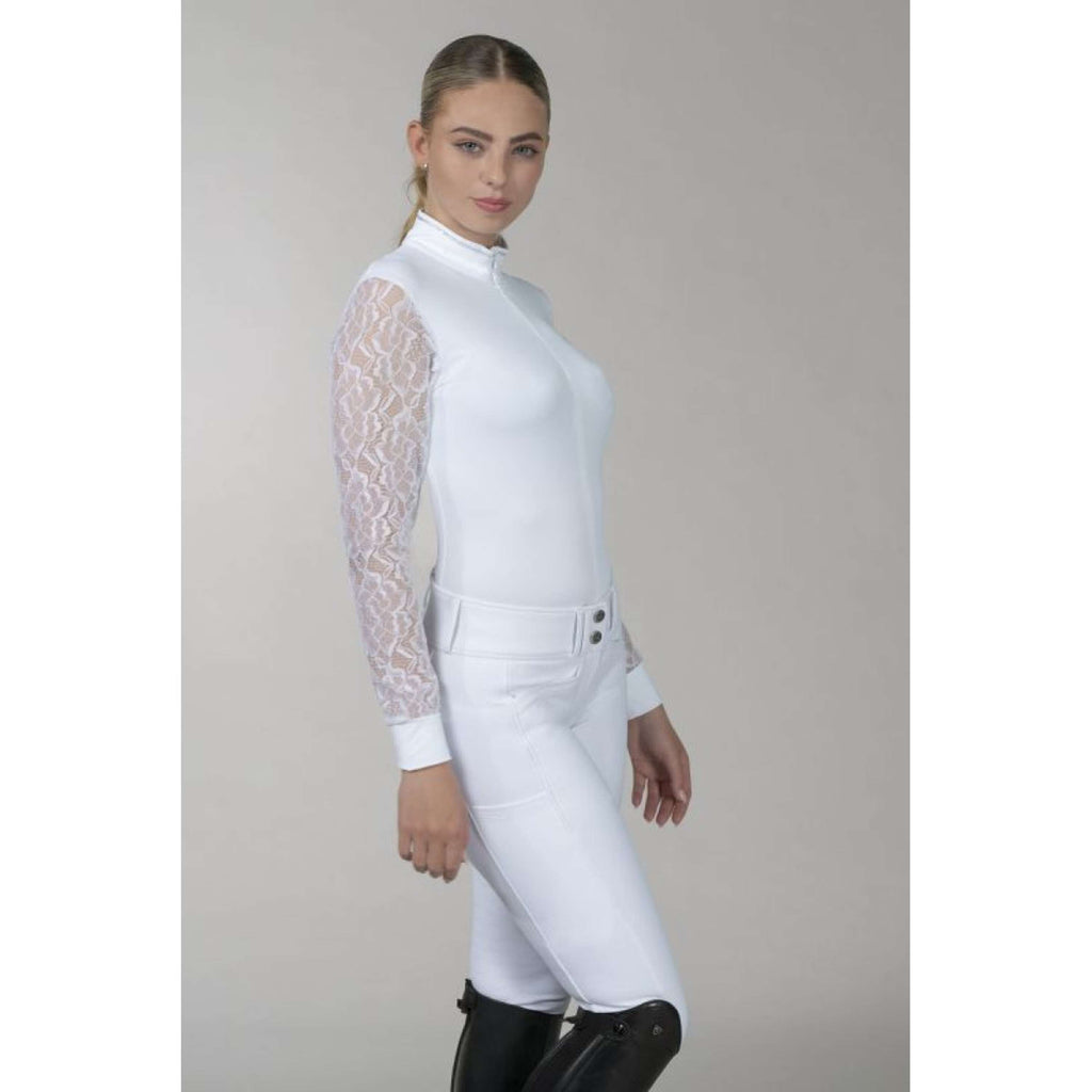 Schockemöhle T-shirt de Concours SPAlicia Lange mouwen Optical White