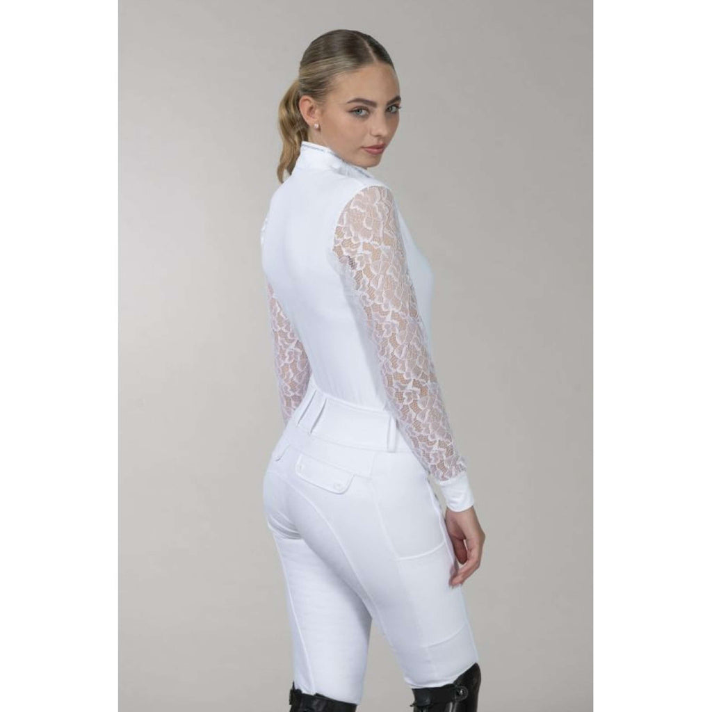 Schockemöhle T-shirt de Concours SPAlicia Lange mouwen Optical White