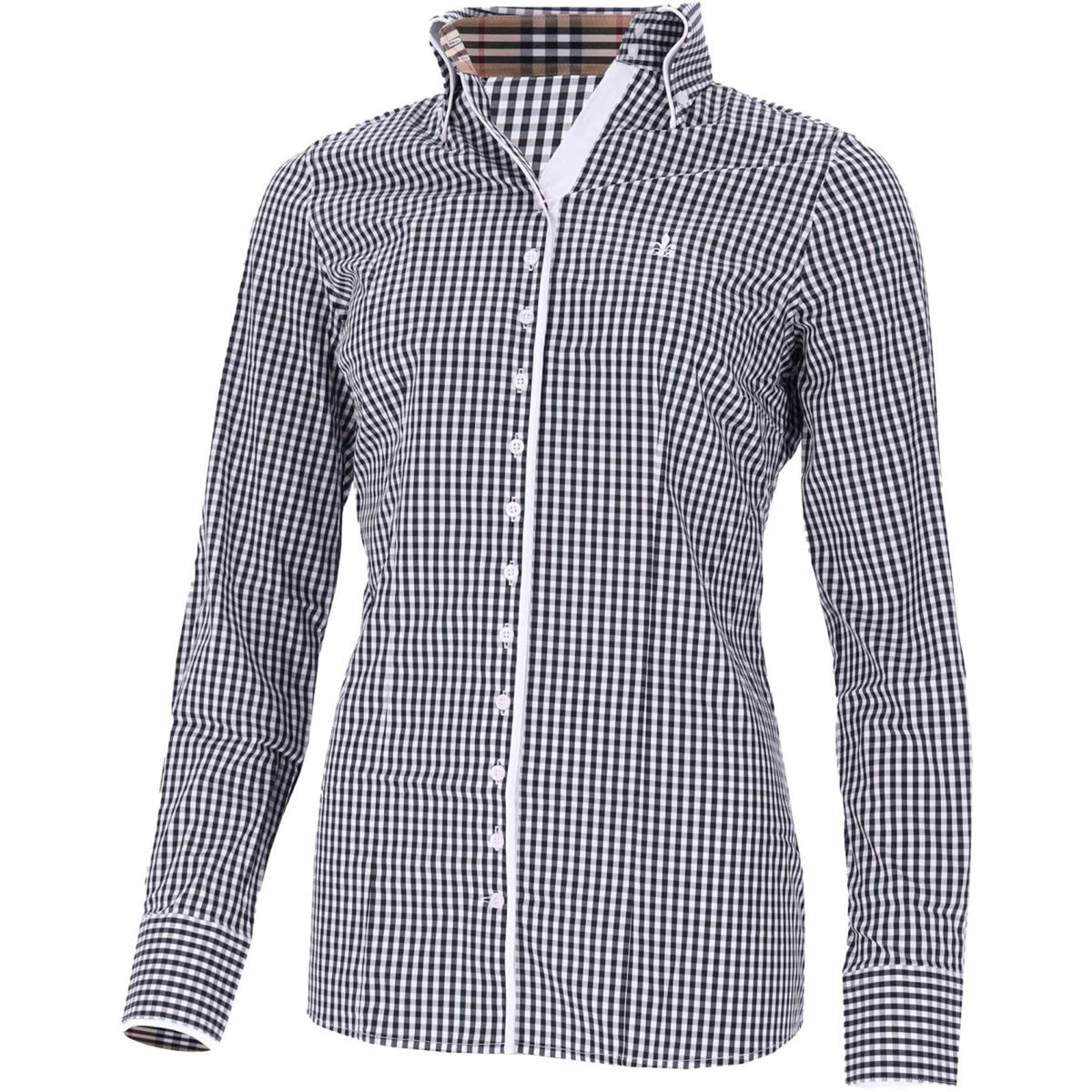 Schockemöhle Blouse FDL Eleonora London B Blanc/Noir