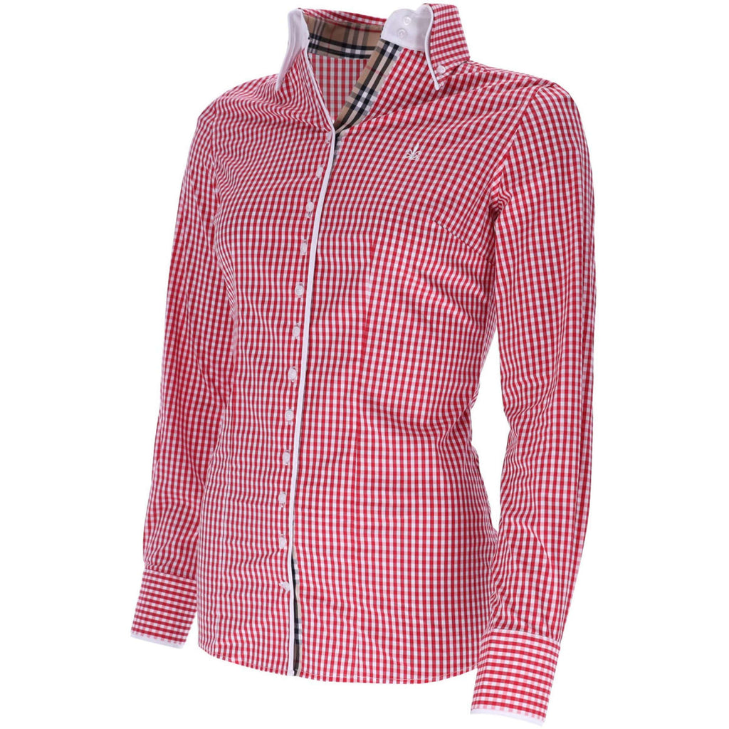 Schockemöhle Blouse FDL Eleonora London B Blanc Rouge
