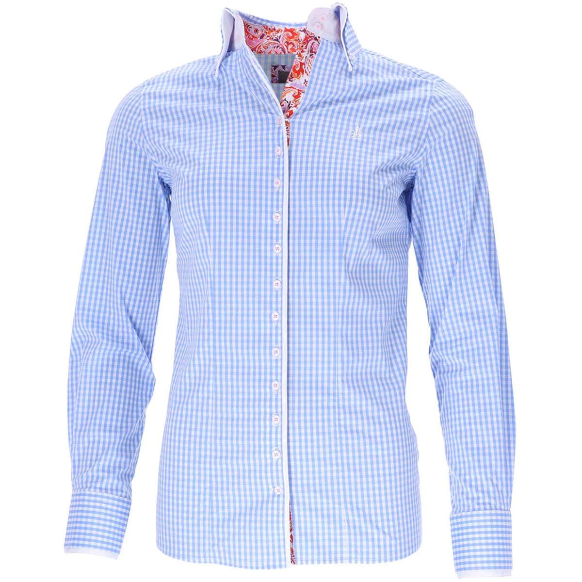 Schockemöhle Blouse FDL Eleonora Paisley L Blanc/Bleu