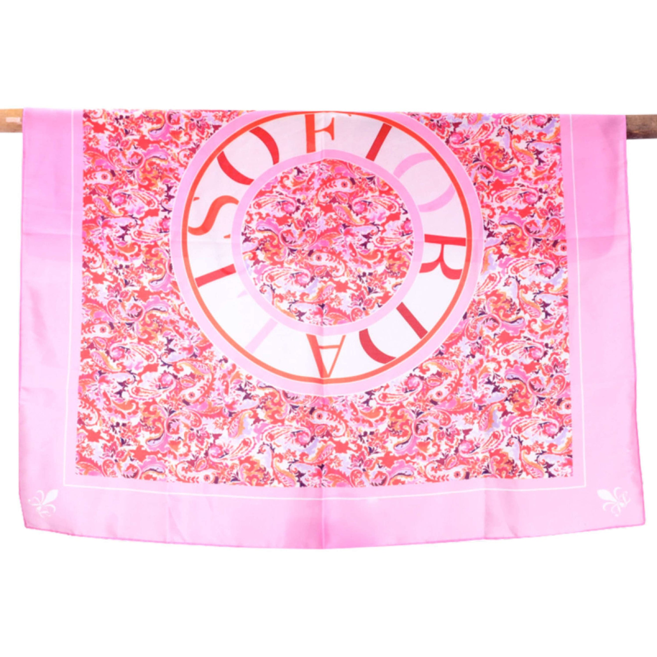 Schockemöhle Echarpe FDL Paisley L All Over Paisley Rose Schockemöhle Echarpe FDL Paisley L All Over Paisley Rose