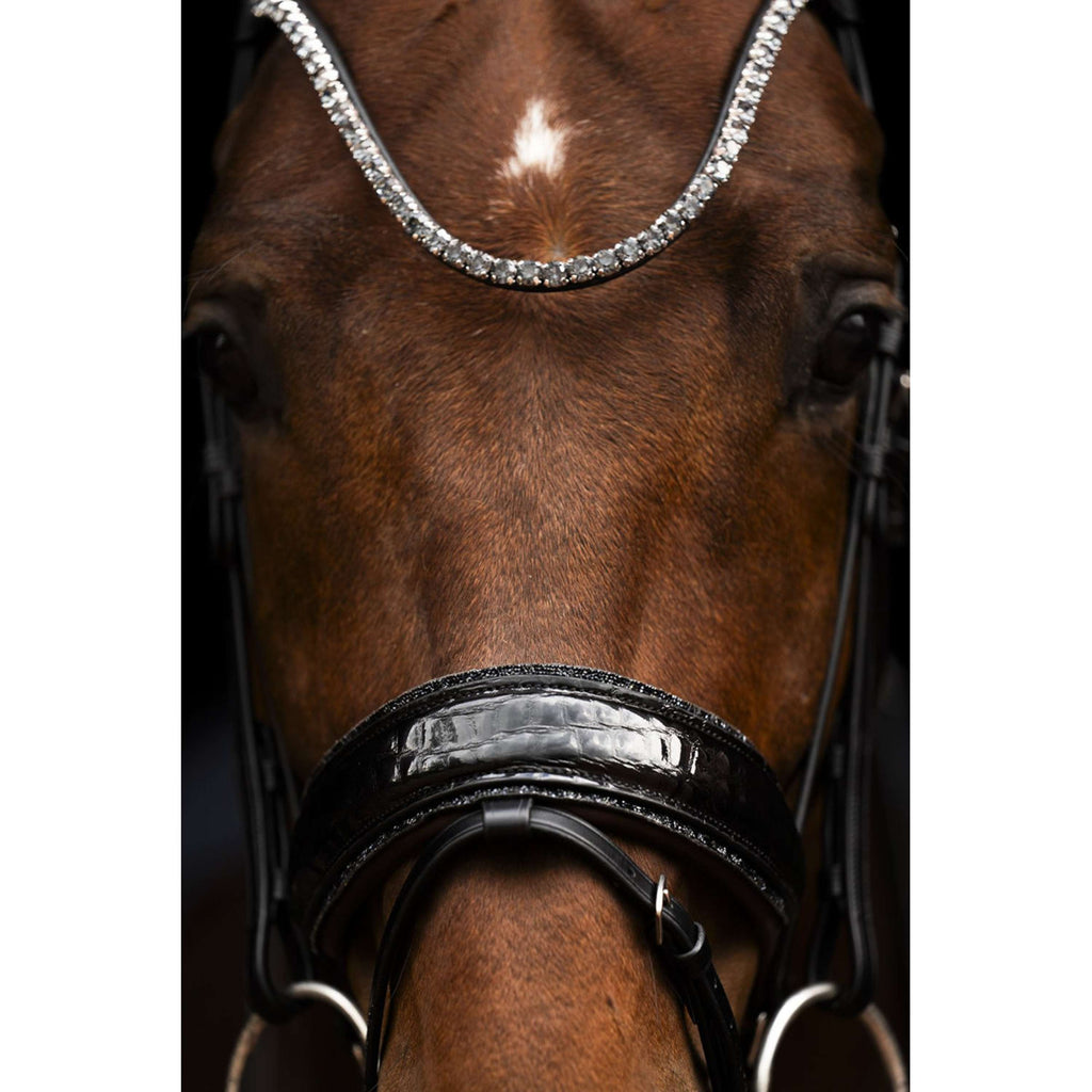 Schockemöhle Bride SPLuxury Dressage Croco/Noir/Argent