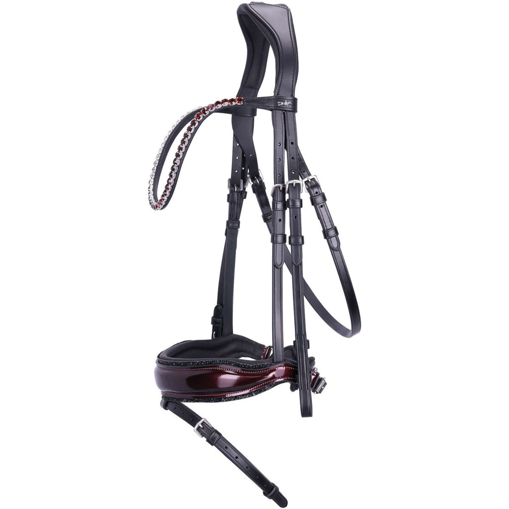 Schockemöhle Bride SPLuxury Dressage Noir/Vin/Argent