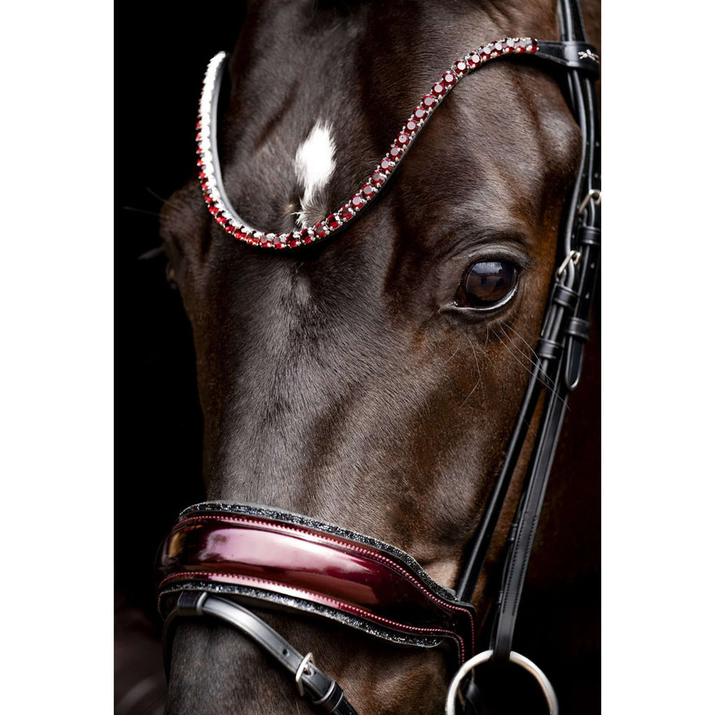 Schockemöhle Bride SPLuxury Dressage Noir/Vin/Argent