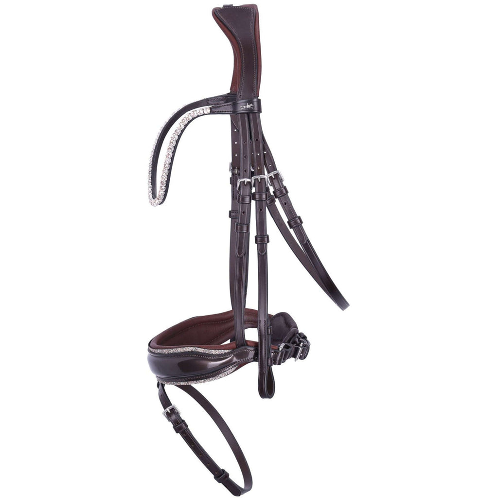 Schockemöhle Bride SPLuxury Dressage Espresso/Toffee/Argent