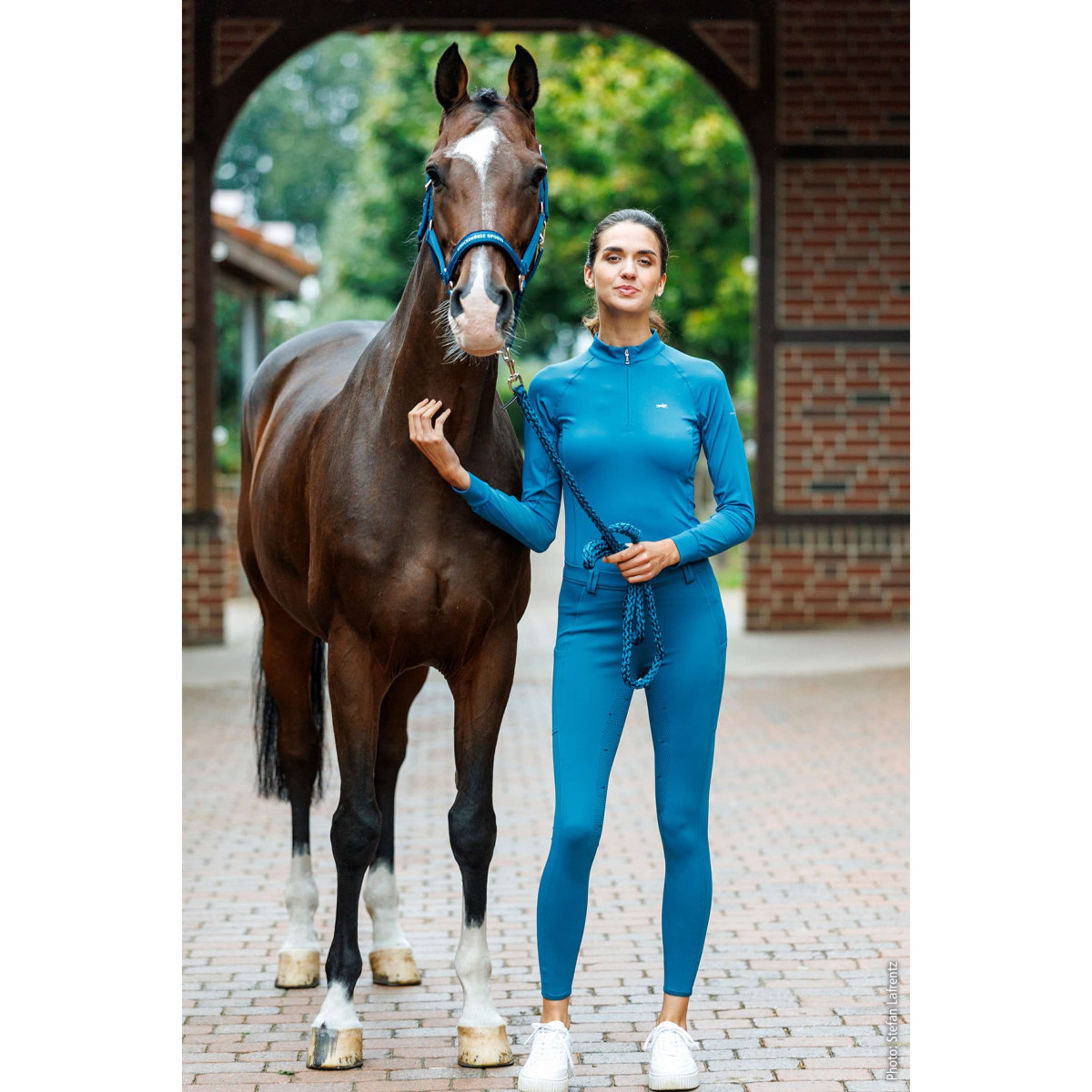 Schockemöhle Legging d'Équitation SP Air Sporty -26 Style Full Grip Colonial Blue Schockemöhle Legging d'Équitation SP Air Sporty -26 Style Full Grip Colonial Blue