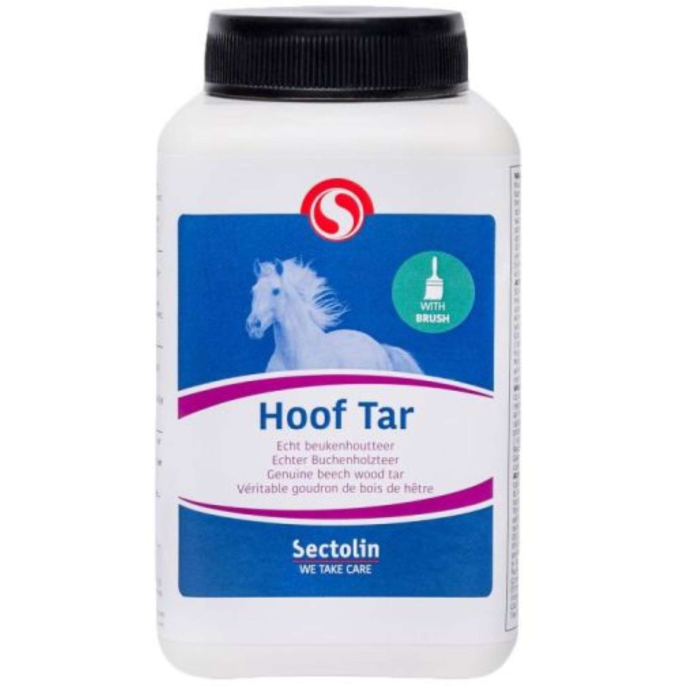 Sectolin Goudron pour Sabots avec Brosse