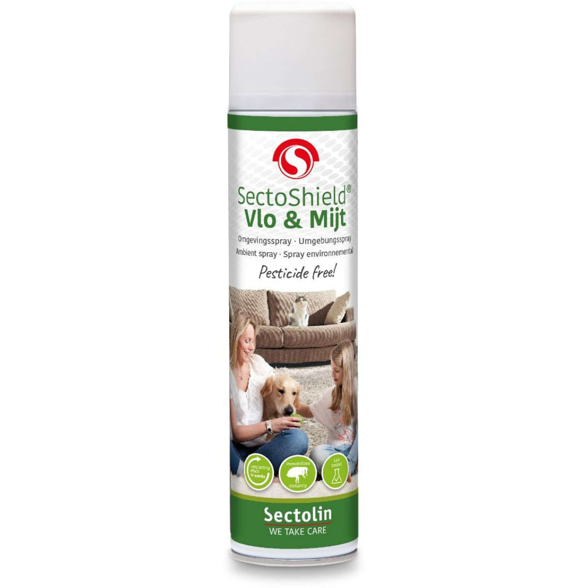 Sectolin SectoShield Puces et Mites Spray Environnement