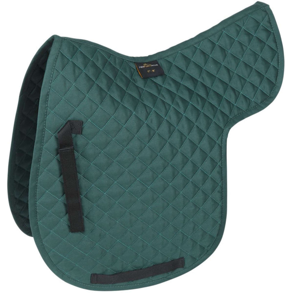 Performance by Shires Tapis de Selle Lite Forme de Selle Vert