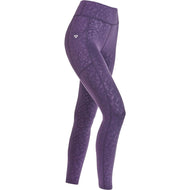 Aubrion Legging d'Équitation Non-Stop Violet