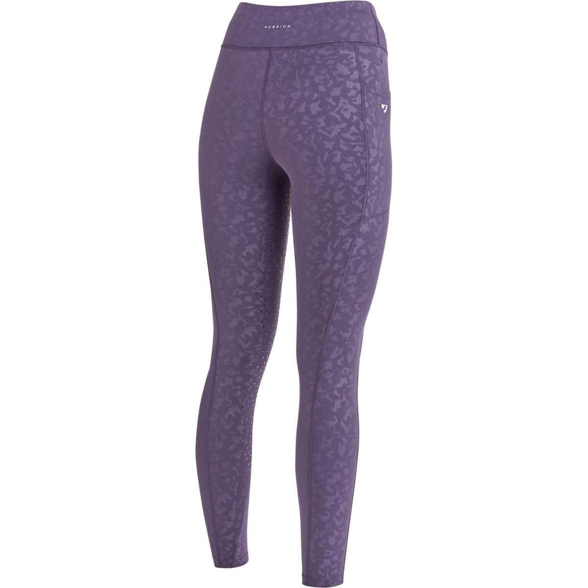 Aubrion Legging d'Équitation Non-Stop Violet