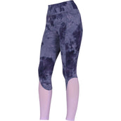 Aubrion by Shires Legging d'Équitation Rhythm Mesh Navy Tie Dye