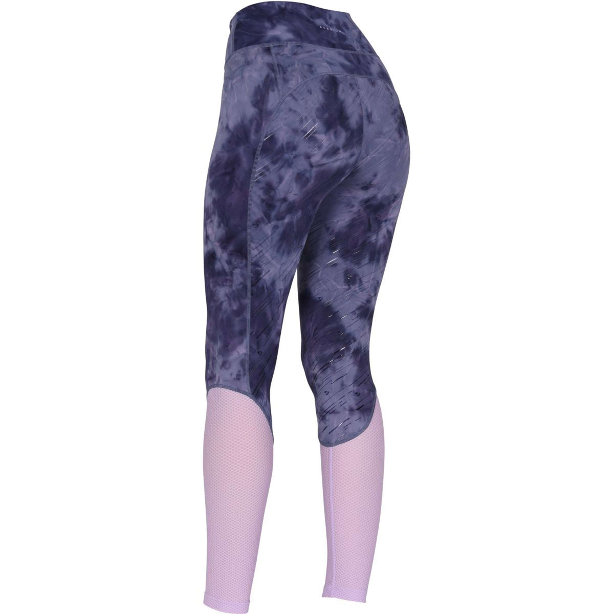 Aubrion by Shires Legging d'Équitation Rhythm Mesh Navy Tie Dye