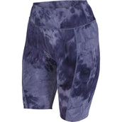 Aubrion by Shires Pantalon Court Non-Stop Navy Tie Dye