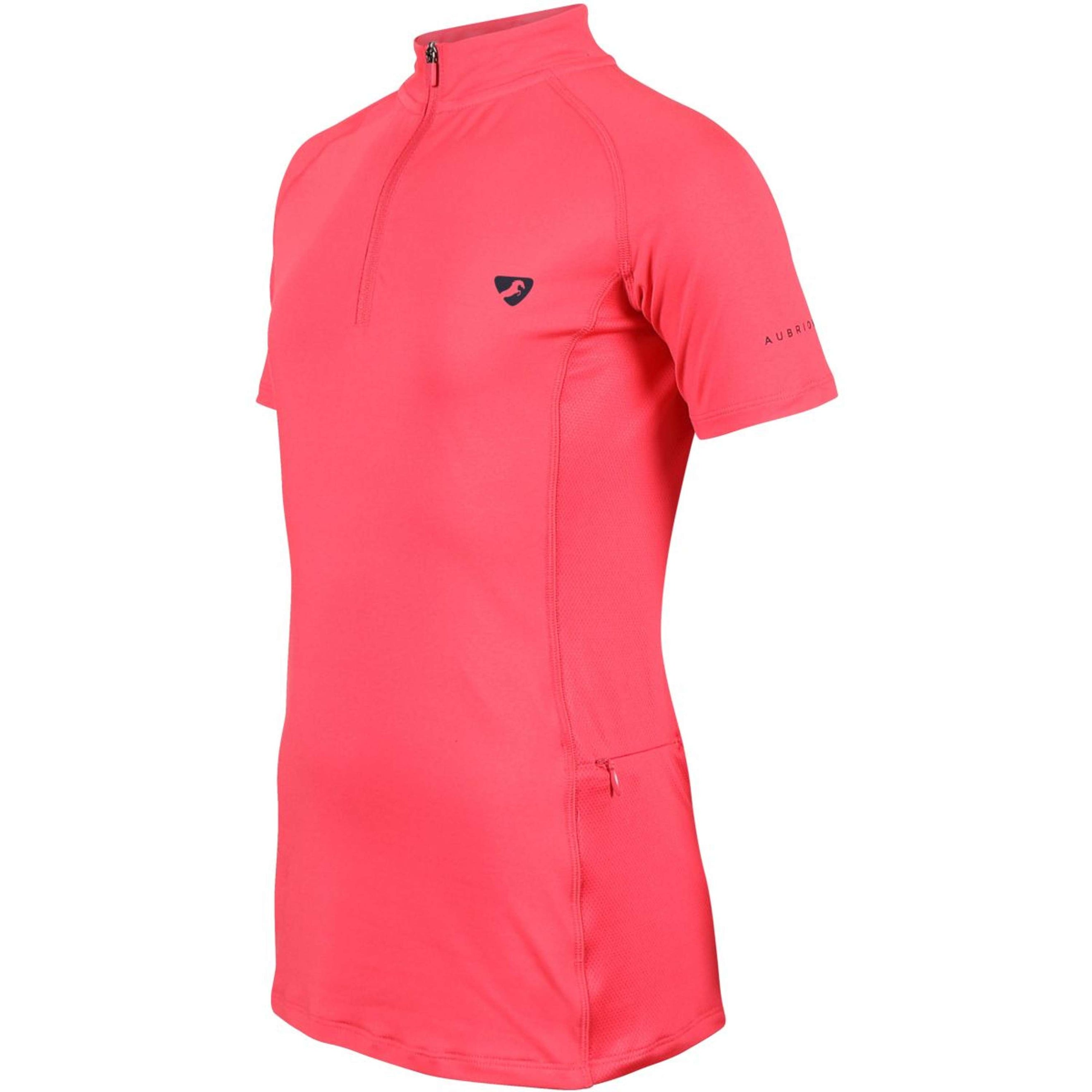 Aubrion Base Layer Revive Young Rider Manches Courtes Corail