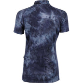 Aubrion by Shires Base Layer Revive Young Rider Manches Courtes Navy Tie Dye