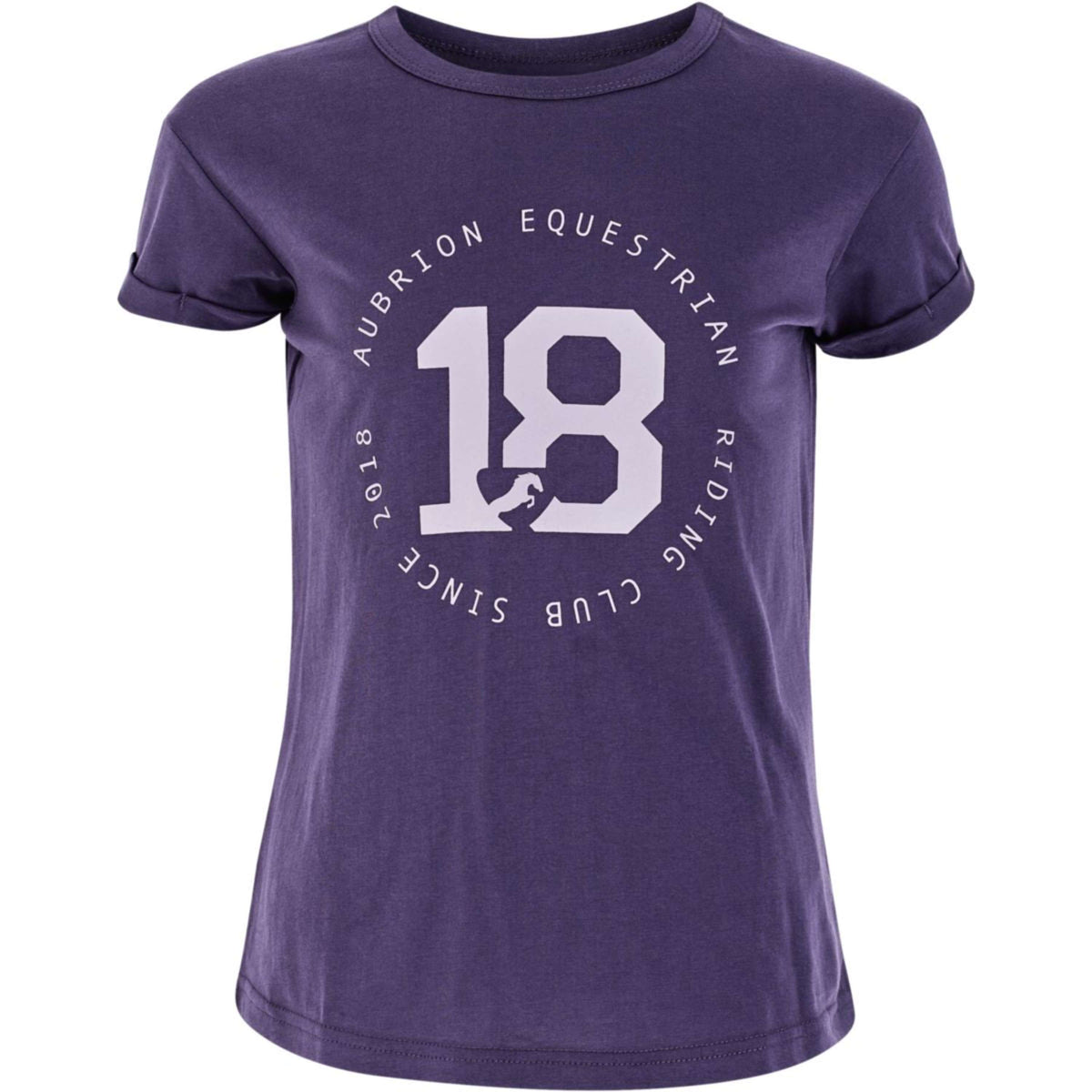 Aubrion T-Shirt Repose Young Rider Violet