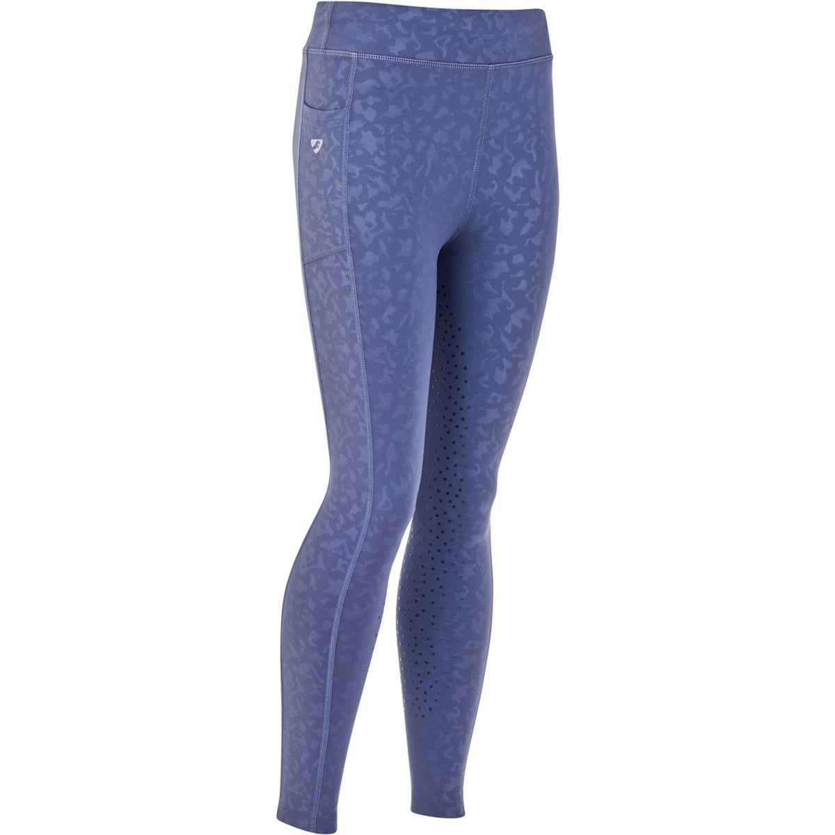 Aubrion Legging d'Équitation Non-Stop Young Rider Bleu