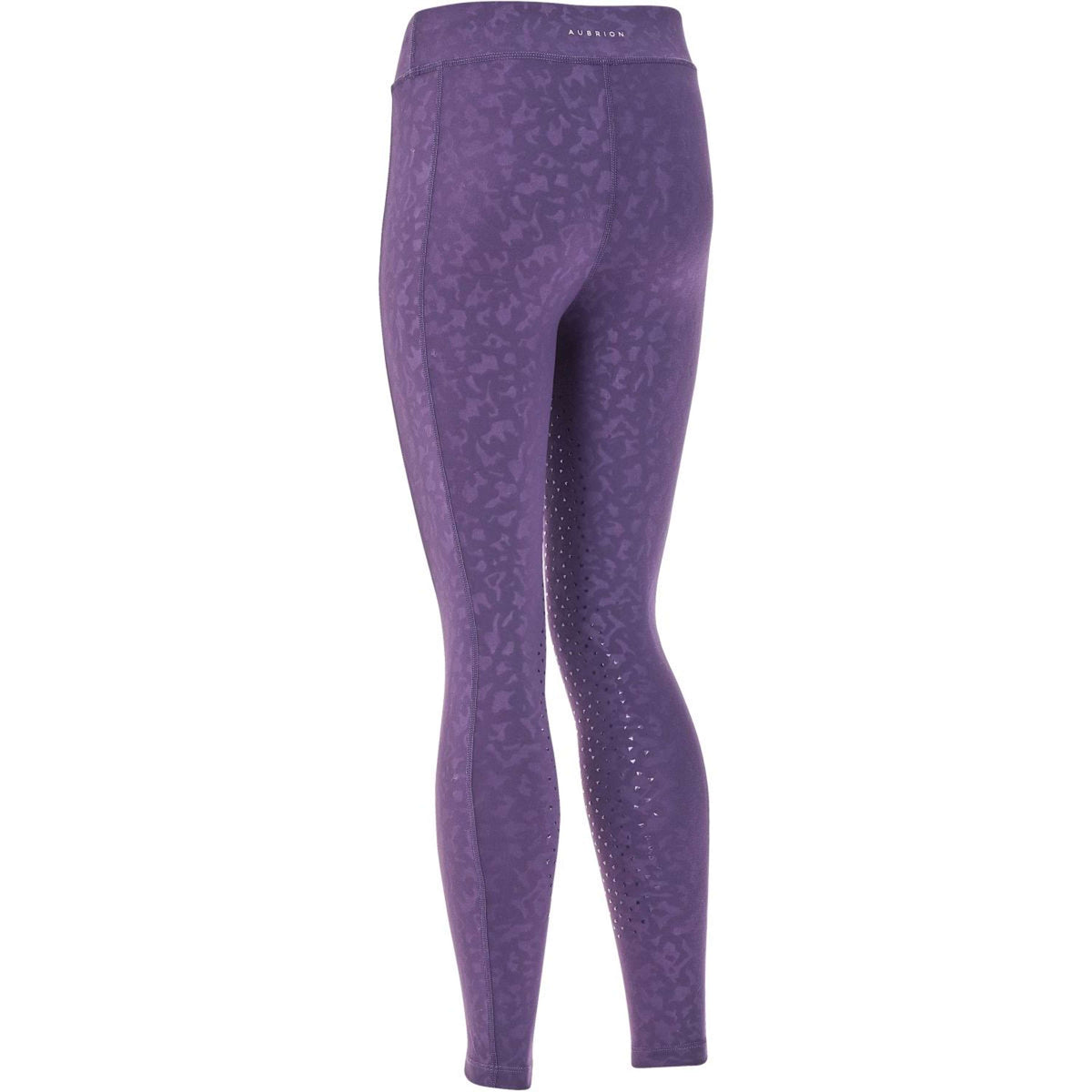 Aubrion Legging d'Équitation Non-Stop Young Rider Violet