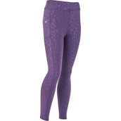 Aubrion Legging d'Équitation Non-Stop Young Rider Violet