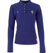 Aubrion Polo Team Longues Manches Marin